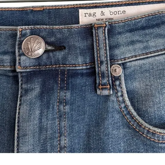 Rag & Bone Flexi Sofie Ultra Wide Leg Jean in Willow Size 26 - Picture 8 of 11